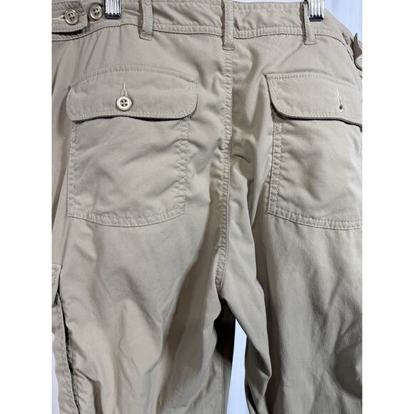 Clothing Arts P Cubed Cargo Pants Womens Size 8 Khaki Nylon Spandex Utility - Picture 6 of 6